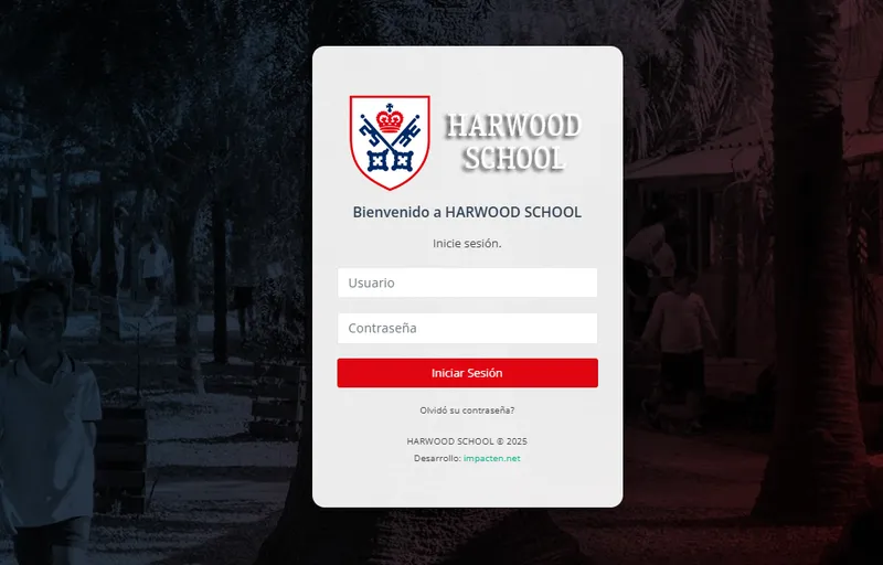 Harwood School - Gestión de Cobranzas — screenshot
